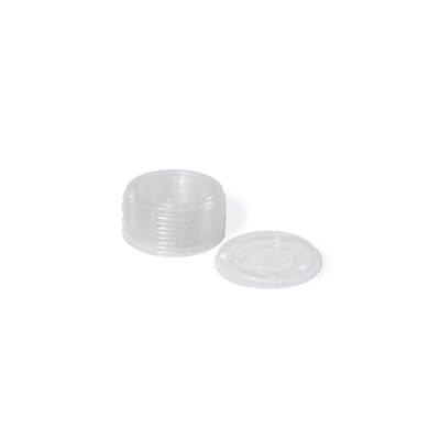 Disposable lid for 1.5 ~ 2.5 oz portion cups