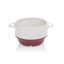 Ergogrip bowl ivory (burgundy base) colour