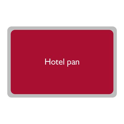 For hotel pan, deep (Scrub Saver)